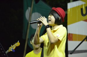 DAP band at Rock the Vote shares stage with PAS band